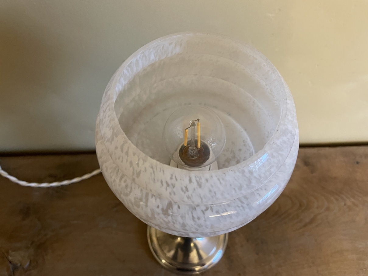 Jaren 30 Jacques Adnet Tafellamp Schemerlamp Frans image 2