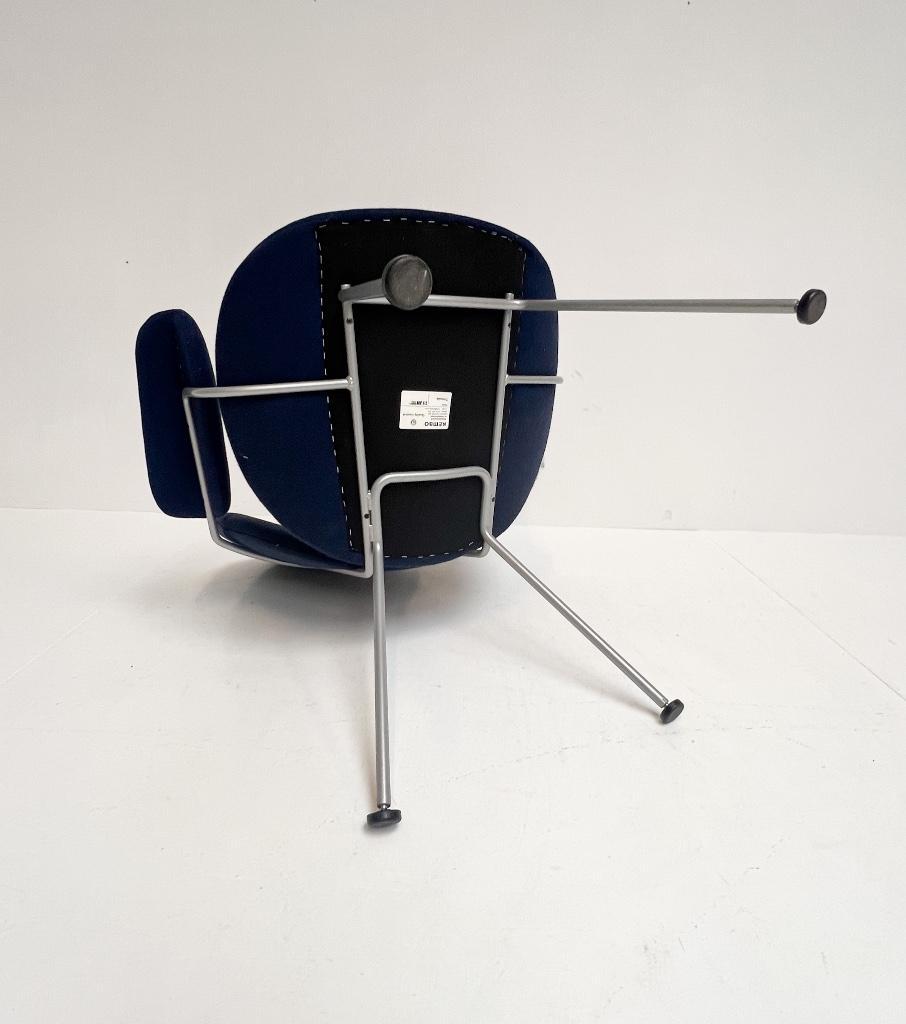 Donkerblauwe Kembo Fauteuil Van W.h. Gispen, Na 2000 image 15