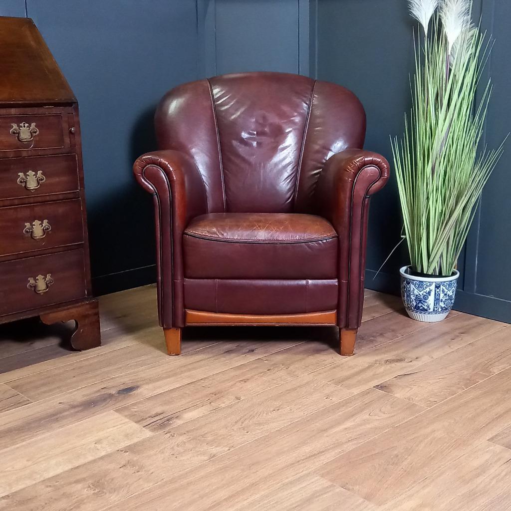 Vintage Topper, Schapenleren Clubfauteuil image 9