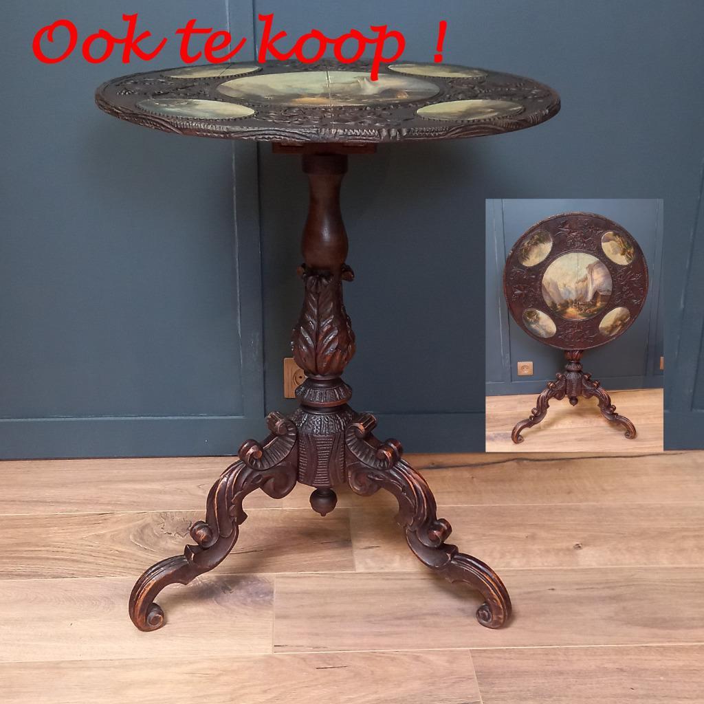 Antieke Wijntafel, Hollands Willem Iii In Horrix Stijl image 17