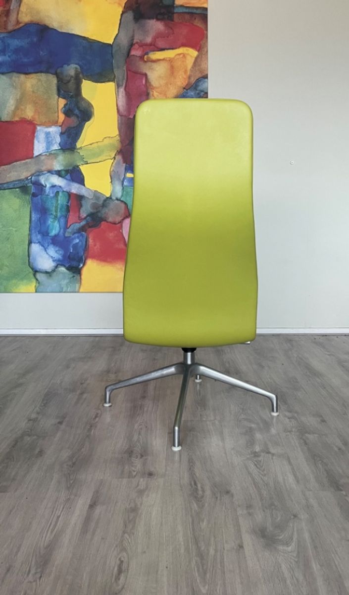 Capellini Lotus Attesa High Back Leather Swivel Relax Chair image 12