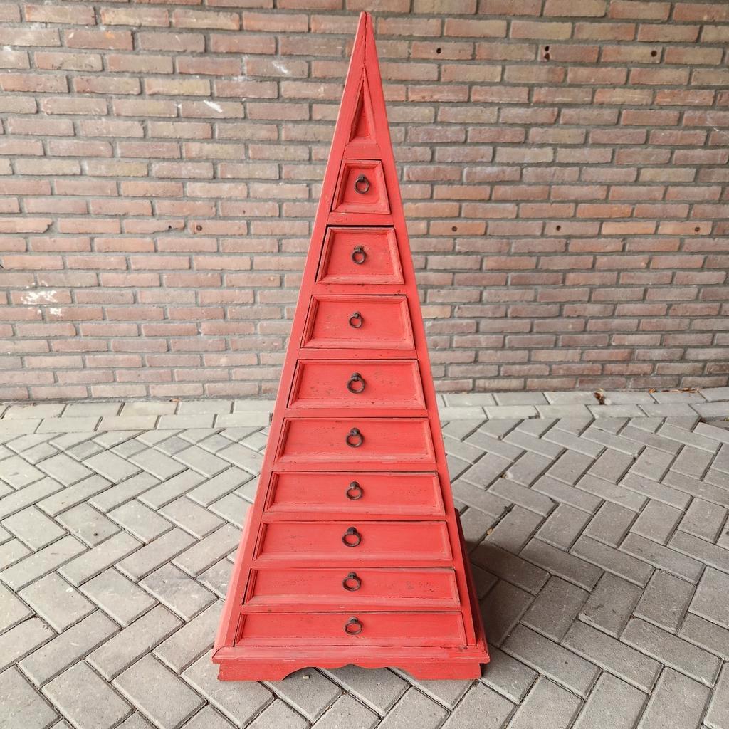 Vintage Ladekast 3 Hoek Kast Boho Kast Jaren 90 image 3