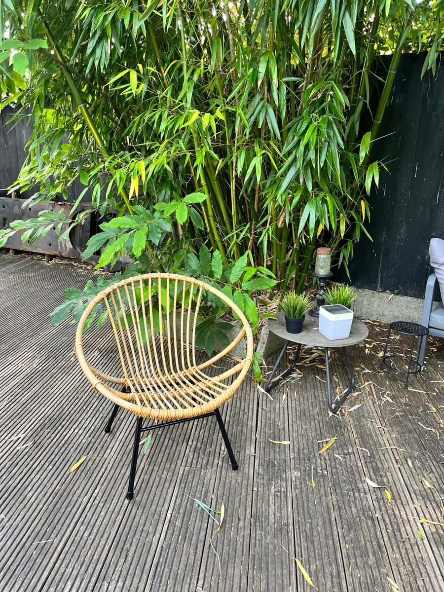 Rohé Noordwolde Rotan Bamboe Fauteuil 1960 image 18