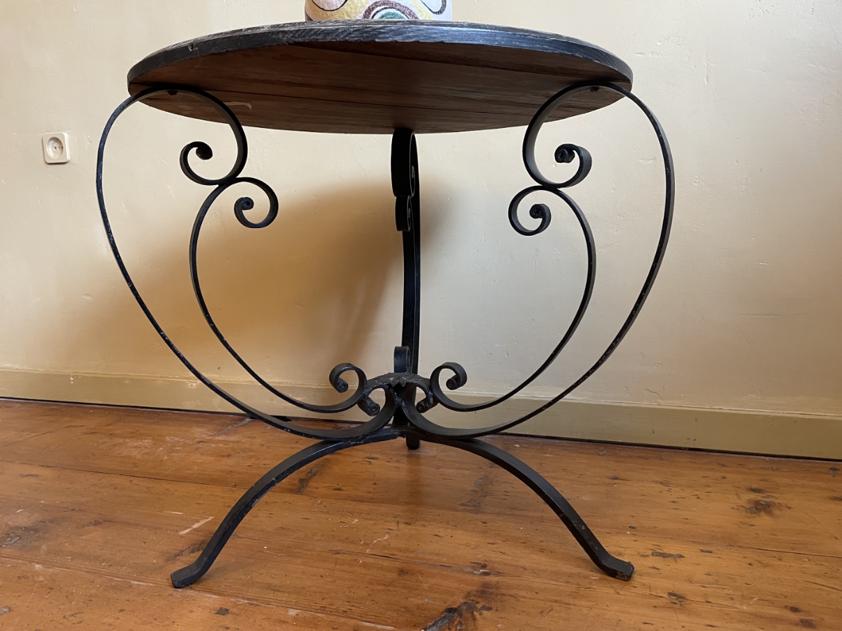 Vintage Tafeltje Salontafeltje Bijzettafel Frans image 3
