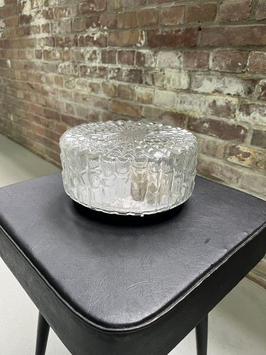 Mid Century Plafondlamp, Vintage Plafonnière. image 6
