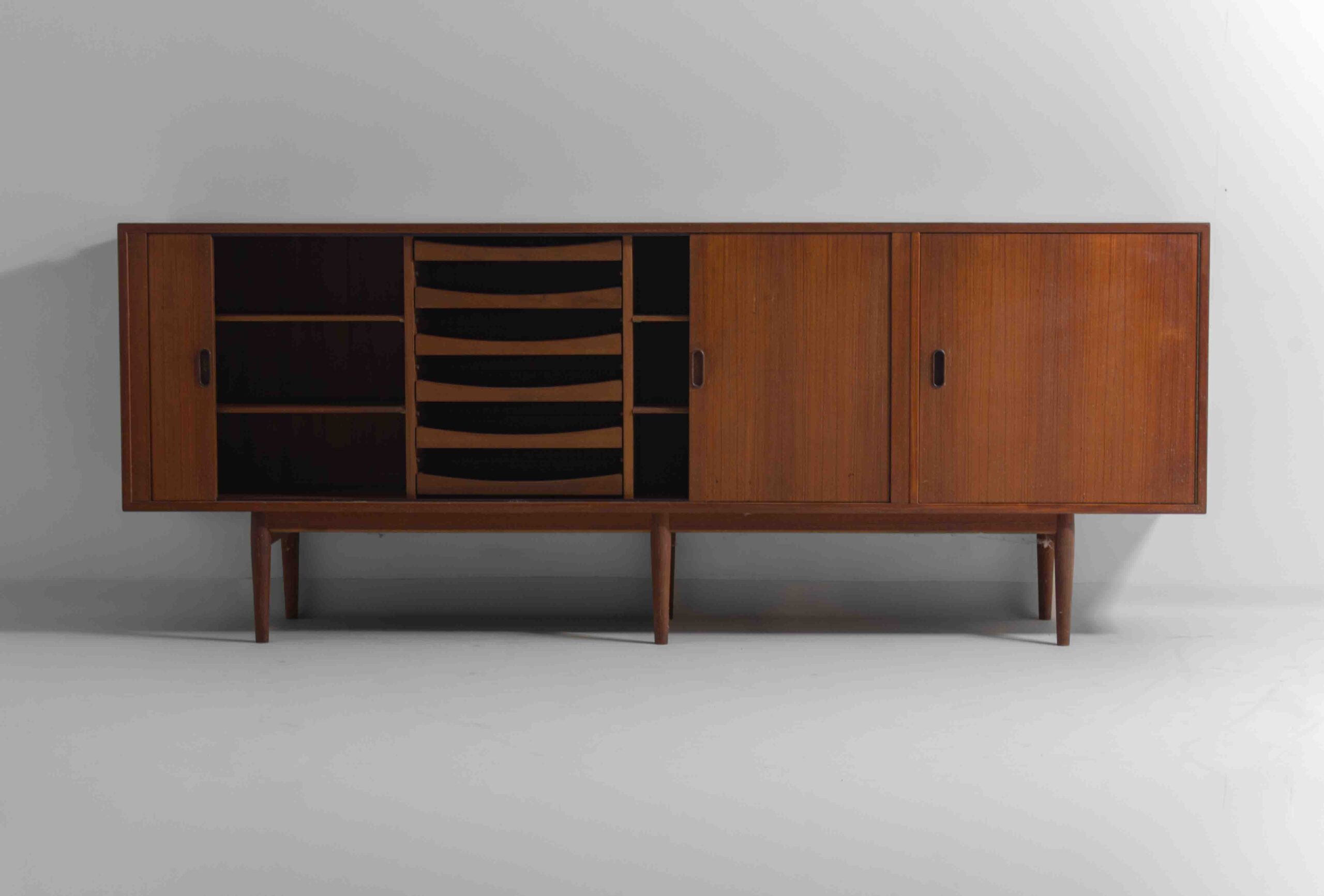 Zeldaam Mid-century Dressoir Van Arne Vodder, Denemarken 1950 image 4