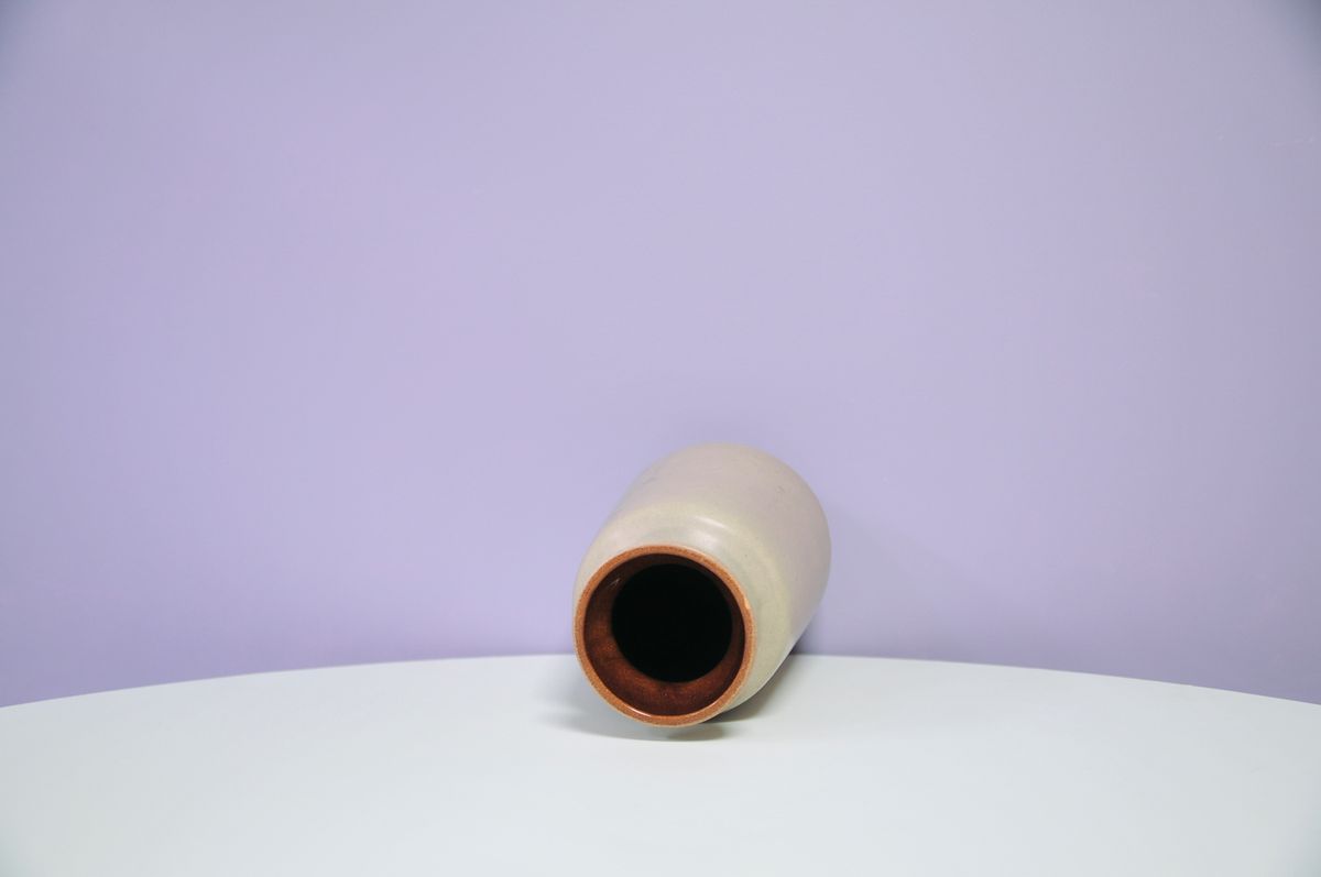 Beige West Germany Vaas Carstens image 3