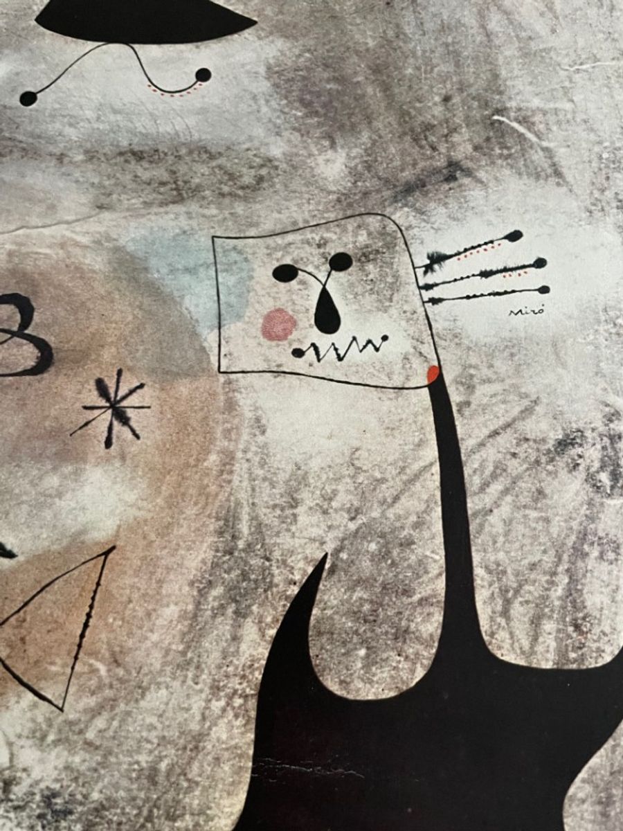 Joan Miró (1893-1983) – Woman And Birds In Front Of The Sun image 4