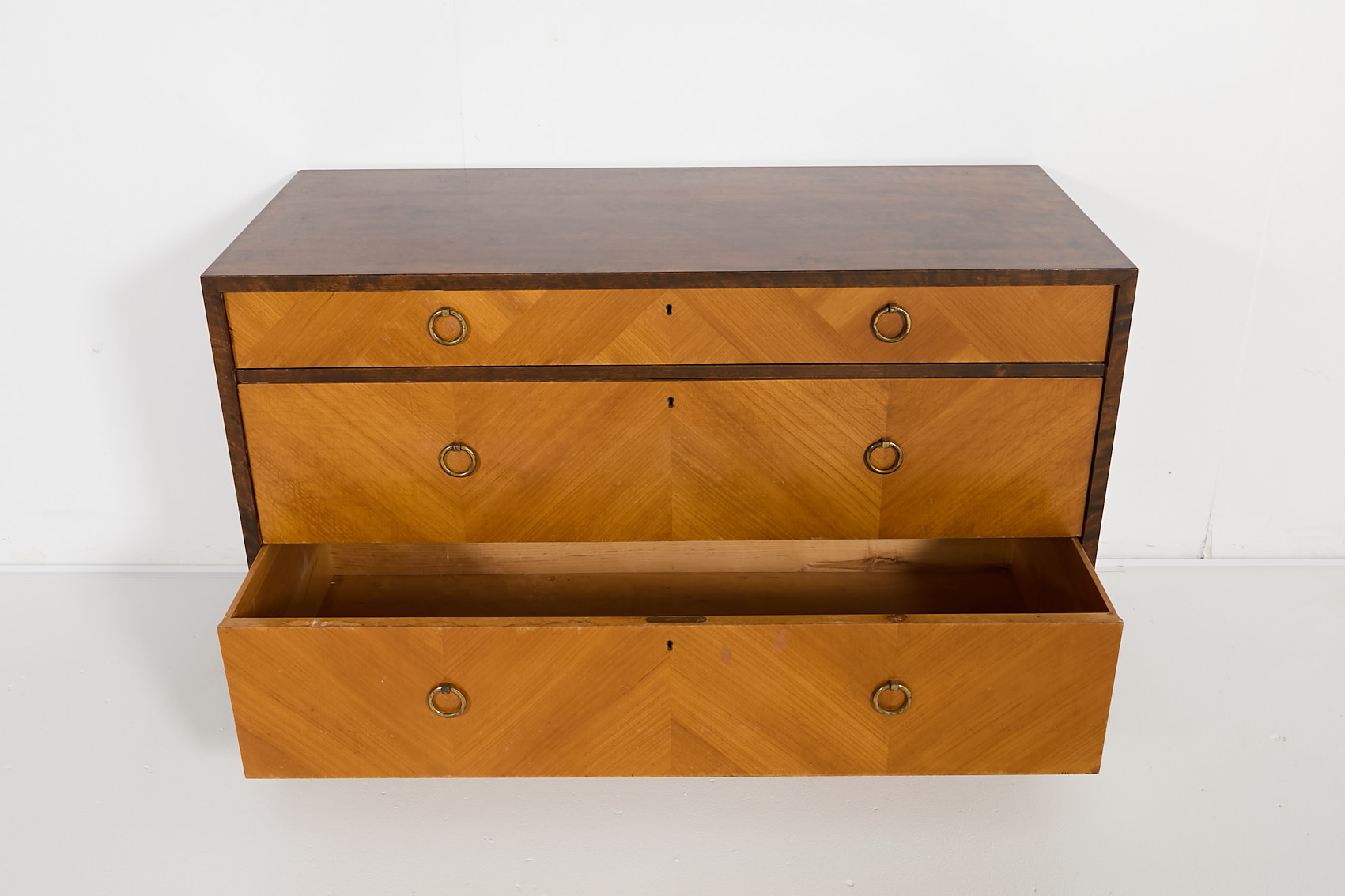 Scandinavian Modern Chest Of Drawers From Axel Larsson For Bodafors, 1930’s Sweden image 4