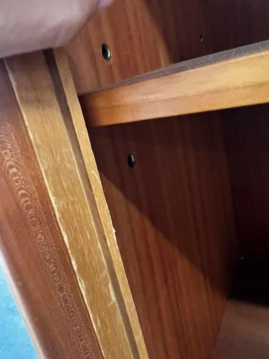 Vintage Lage Vitrinekast / Mini Dressoir / Tvkastje image 7