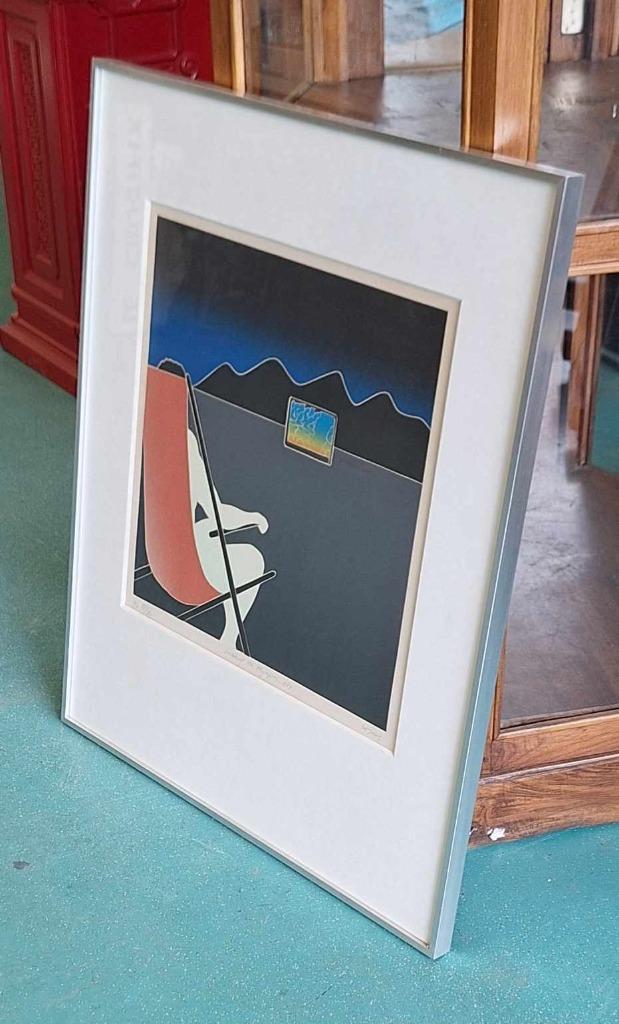 Ets Van Thom De Jong (1940-1988), Watching The Olympics. image 8