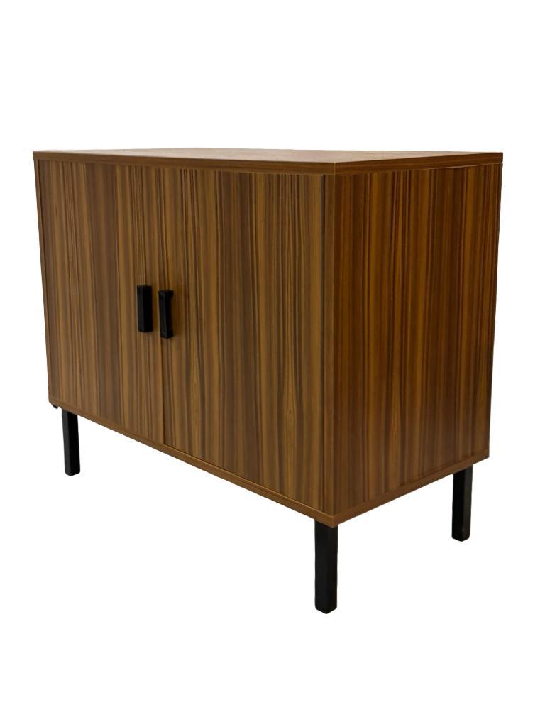 Vintage Kastje Compact Plak Fineer Jaren 70 Design image 12