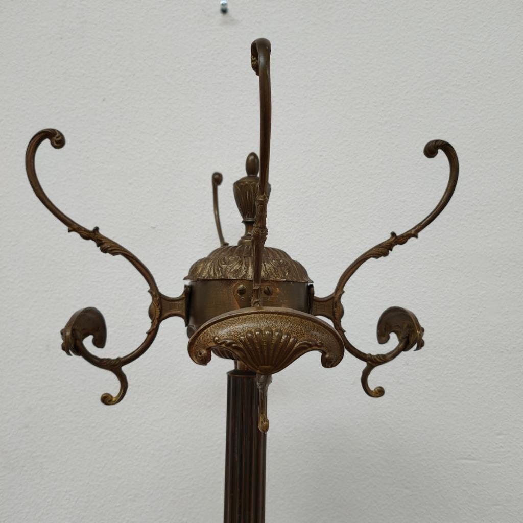 Messing Rococo Staande Kapstok Hollywood Regency Hall Tree 5 image 6