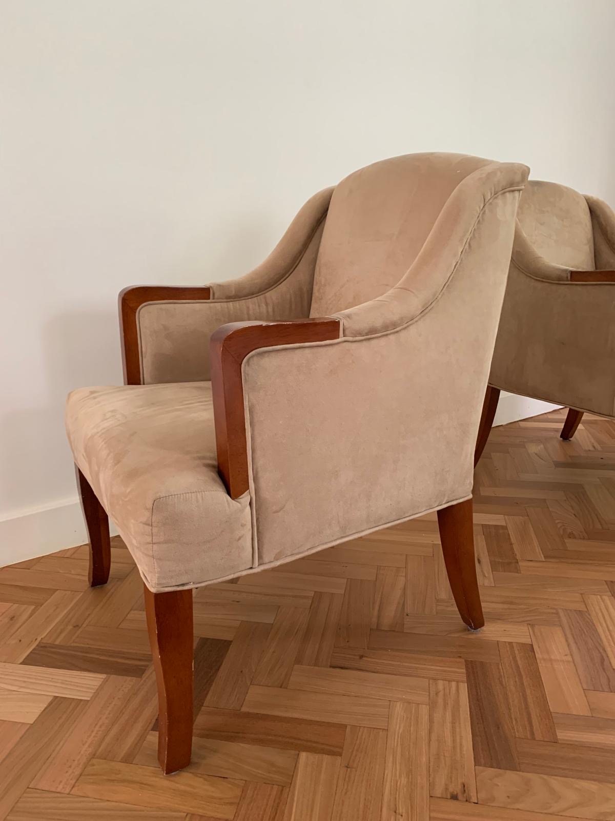 Chesterfield Club Chair Beige - Originele Vintage image 7