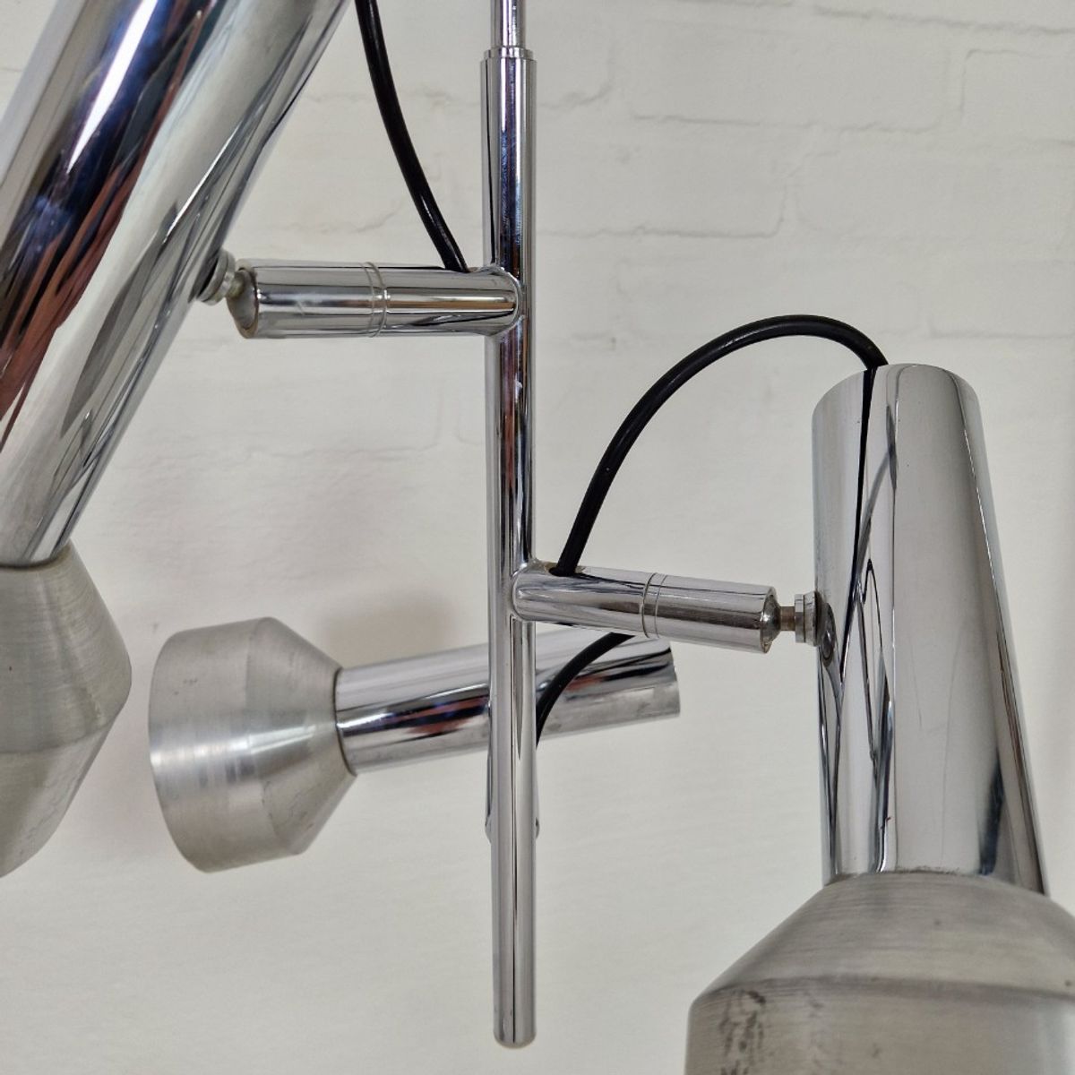 Mooie Jaren 70 Design Lamp Met 3 Spots image 3