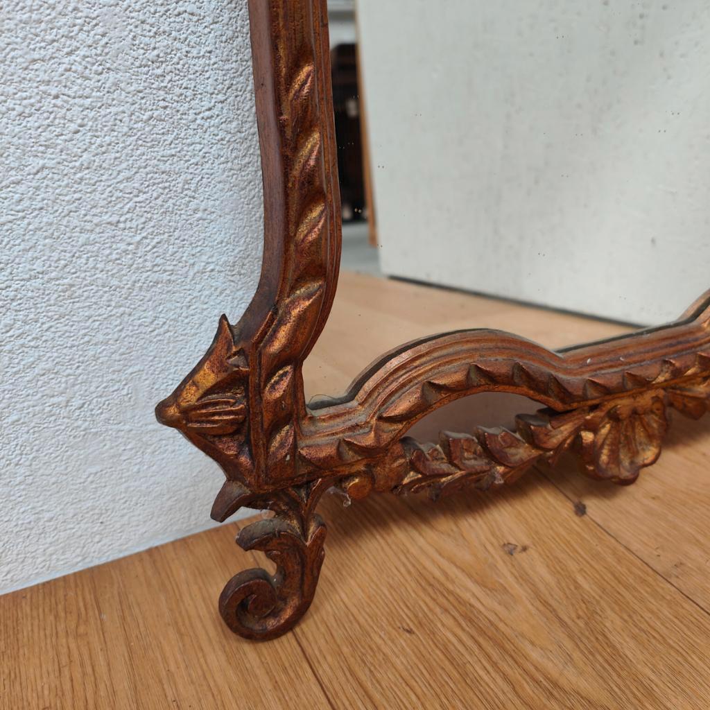 Vintage Goudkleurige Regency Rococo Barok Spiegel Schouwspiegel 704 image 14