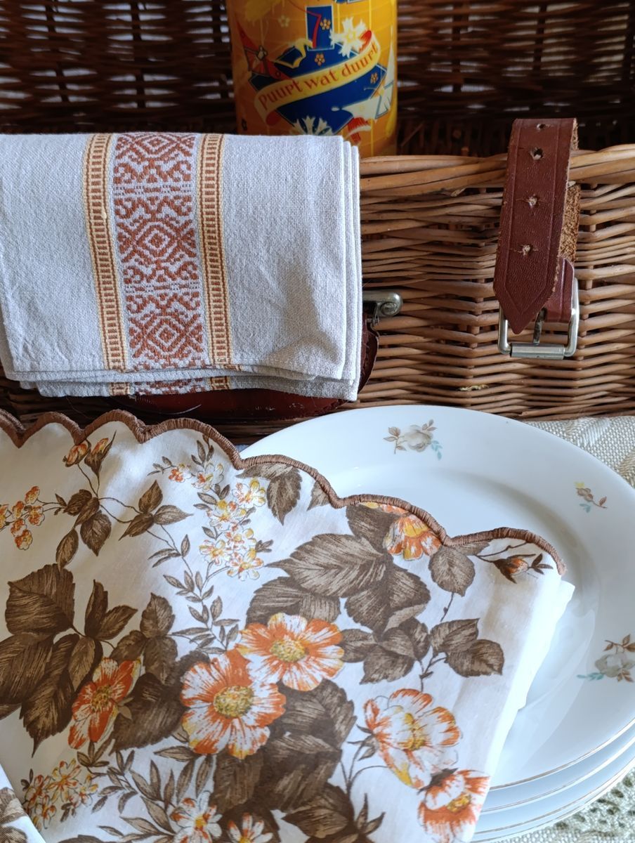 Vintage Picknickmand Van Optima England, Uniek & Duurzaam Gerestyled image 19