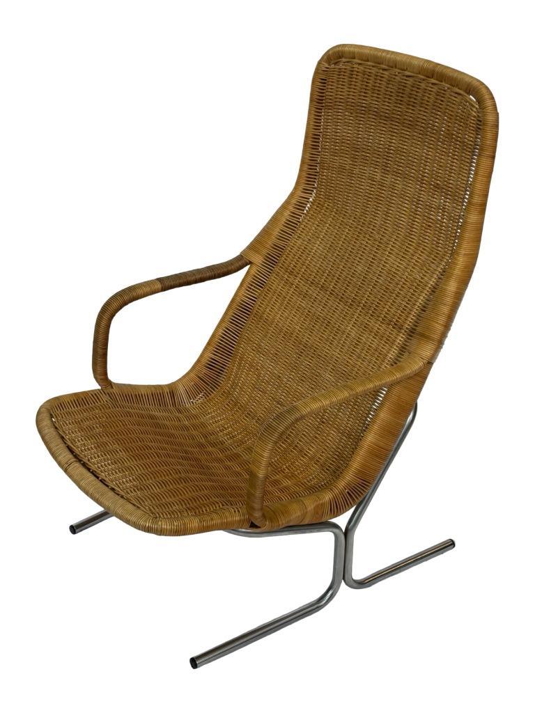 Vintage Rotan Fauteuil - Dirk Van Sliedregt Jaren 60 Design image 20