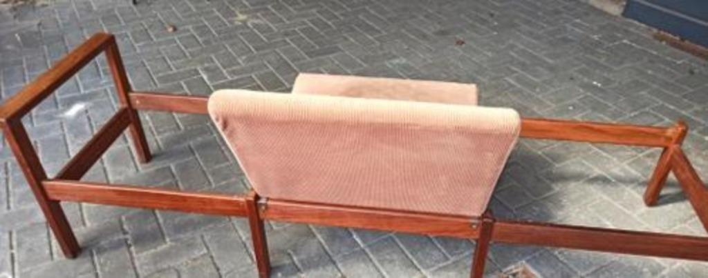 Vintage Deens Bankstel Set / Hoekbank image 16