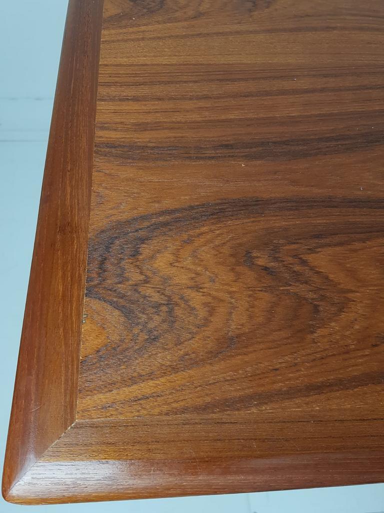 Vintage Teakhouten Uitschuifbare Eettafel | Tafel image 12