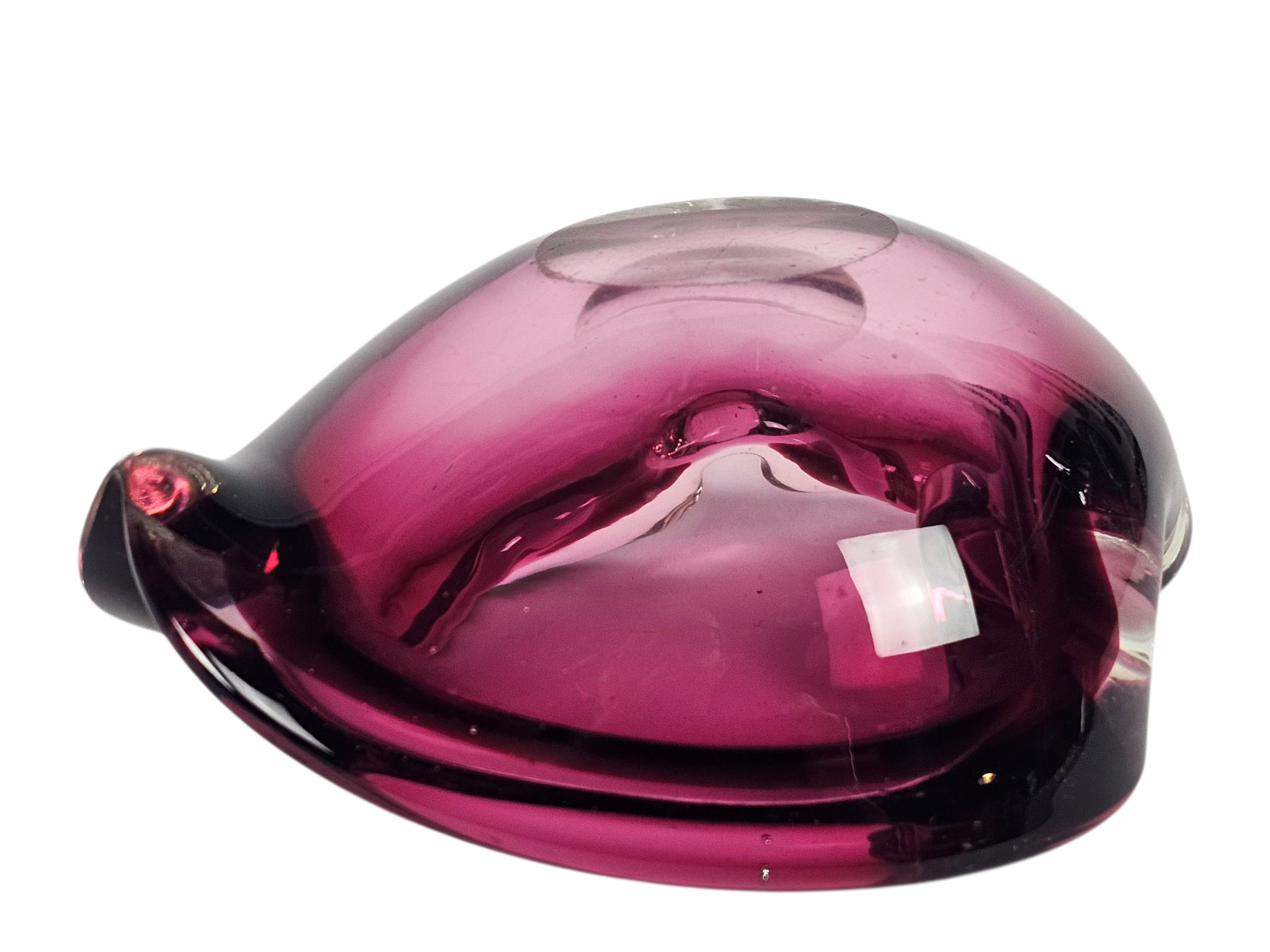 Murano - Sommerso - Flavio Poli - Sommerso - Transparant - Roze - Paars - 70's image 3