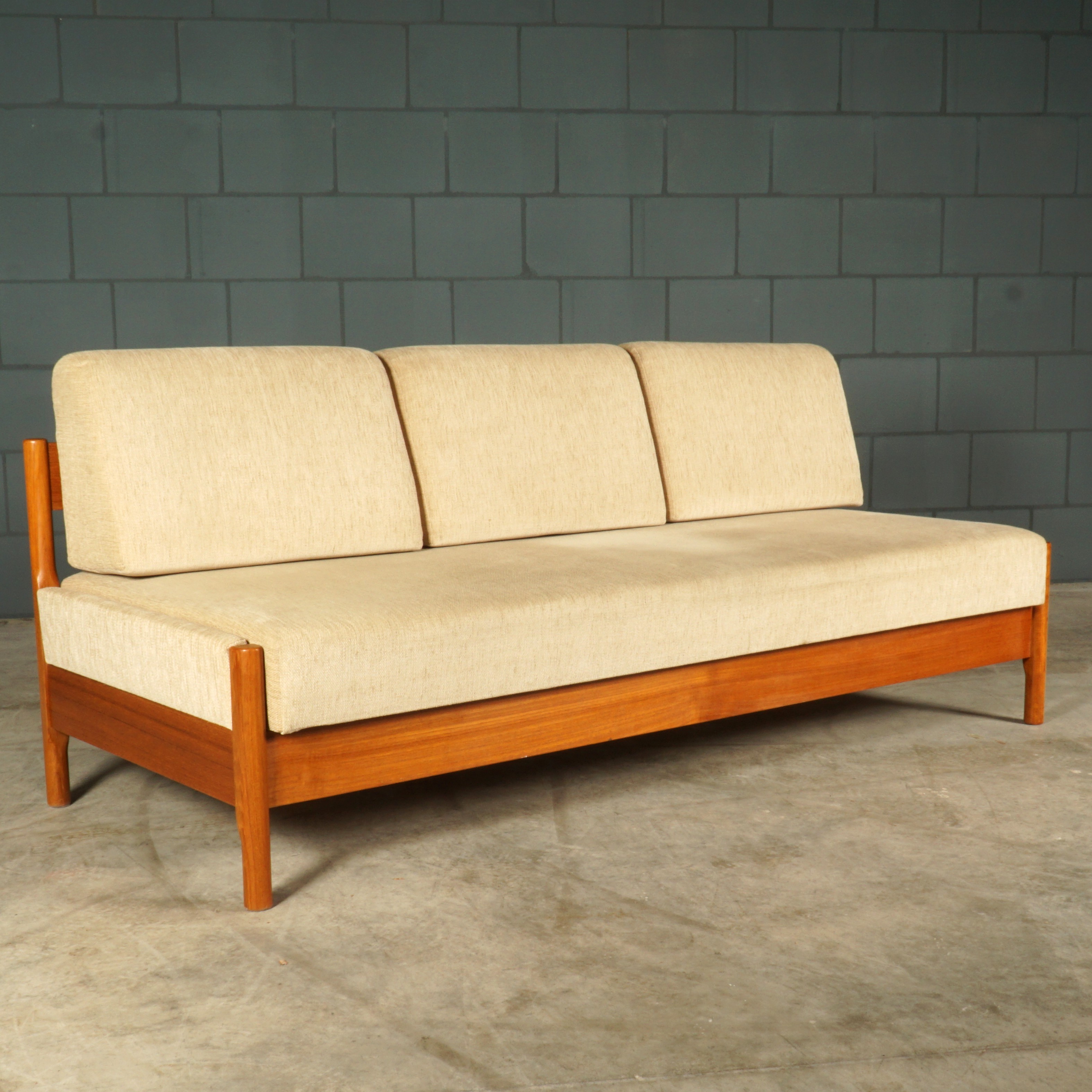 Vintage Deense Klepbank – Den Blaa Fabrik – Jaren 60 image 2