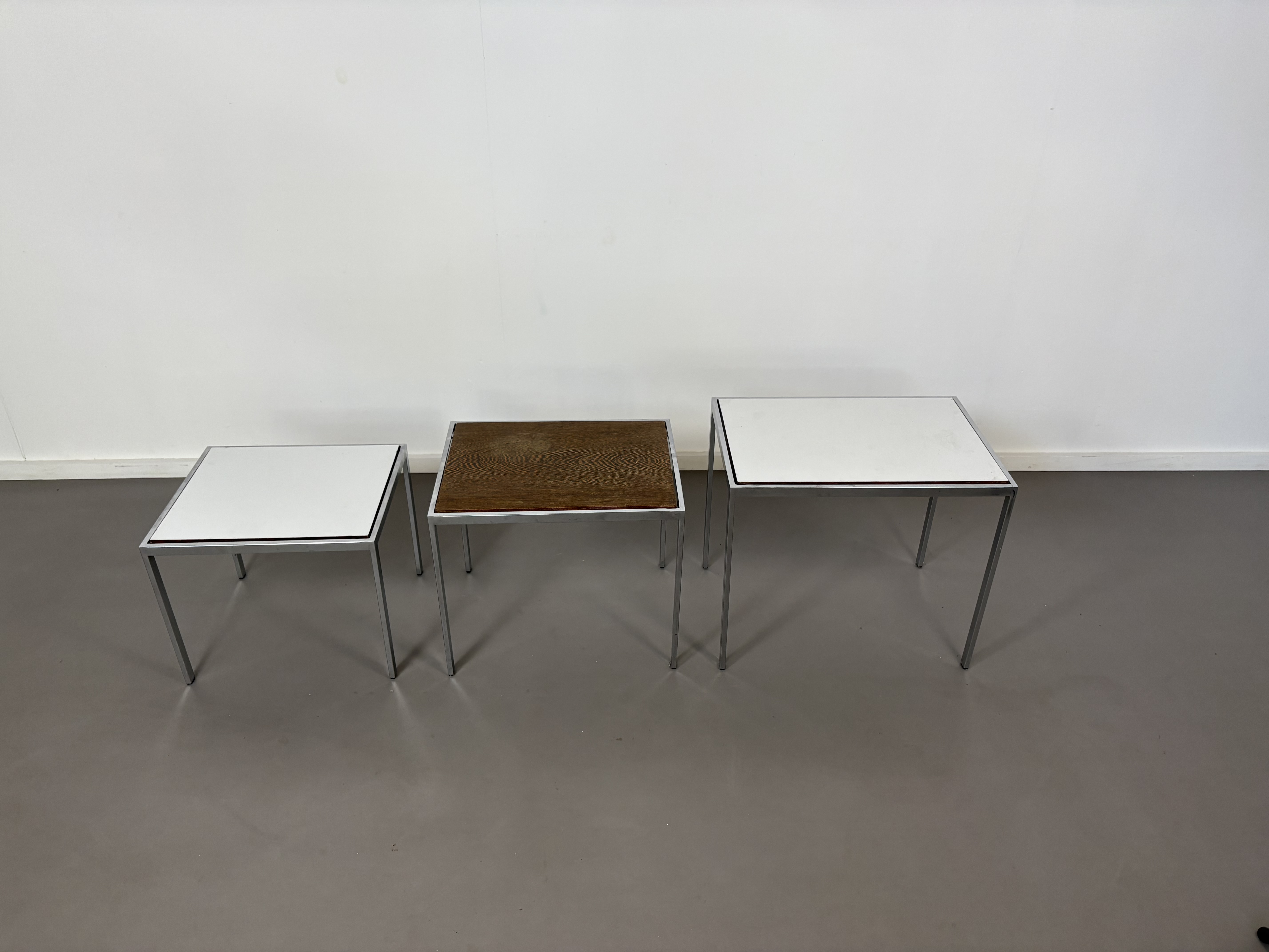 Sett Off 3 Sidetables With Reversibel Top Design Cees Braakman For Pastoe image 2