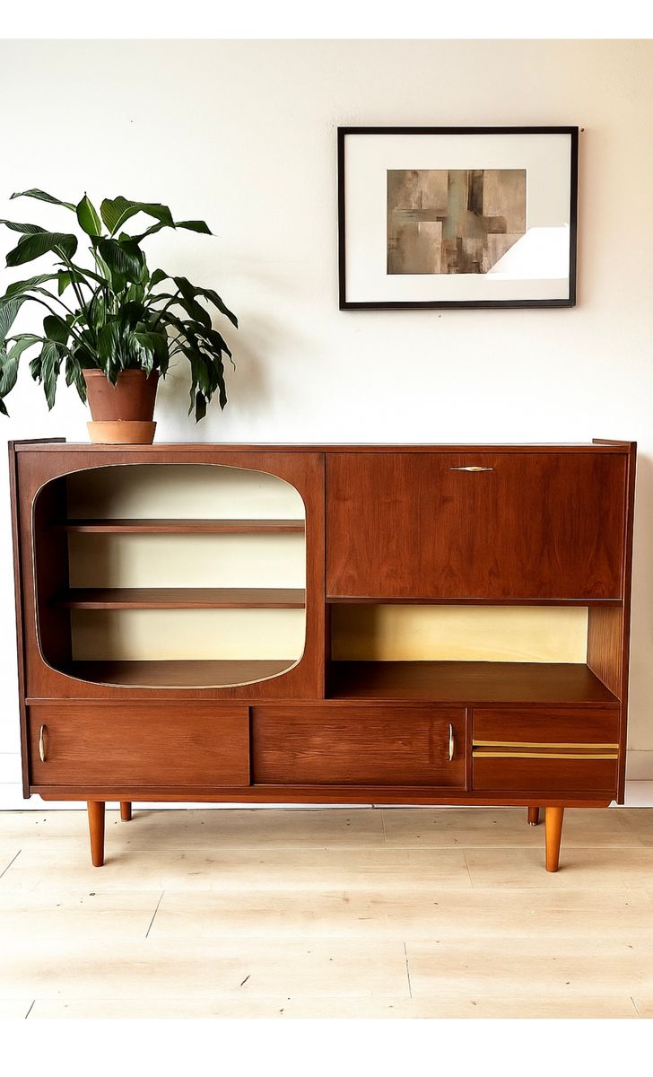 Mooie Retro Wandkast image 6