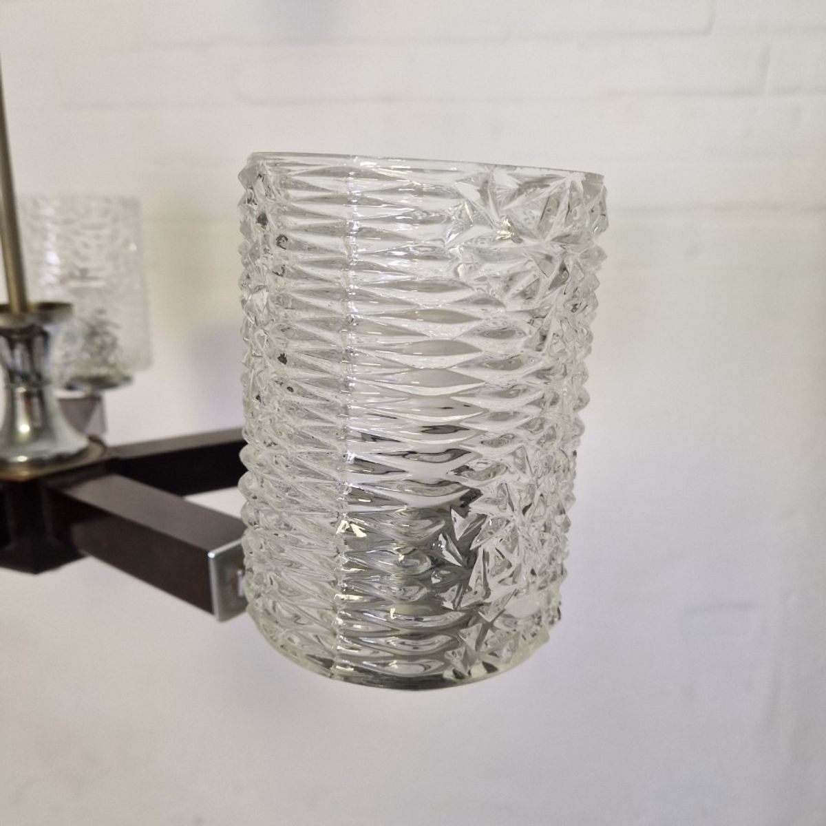 Unieke Vintage Jaren 70 Hanglamp Met 5 Spots image 2