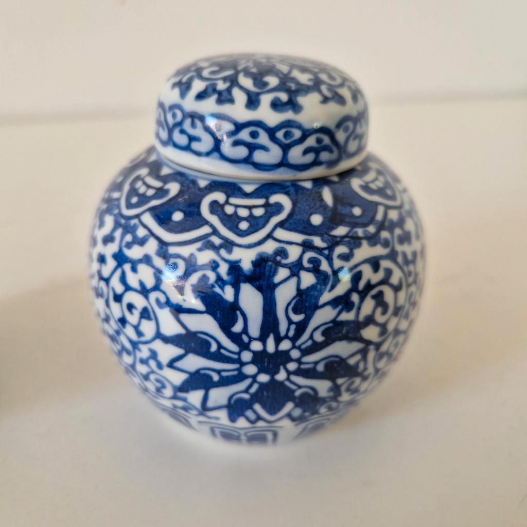 Set Van 2 Vintage Gemberpot Gemberpotje Porselein image 3