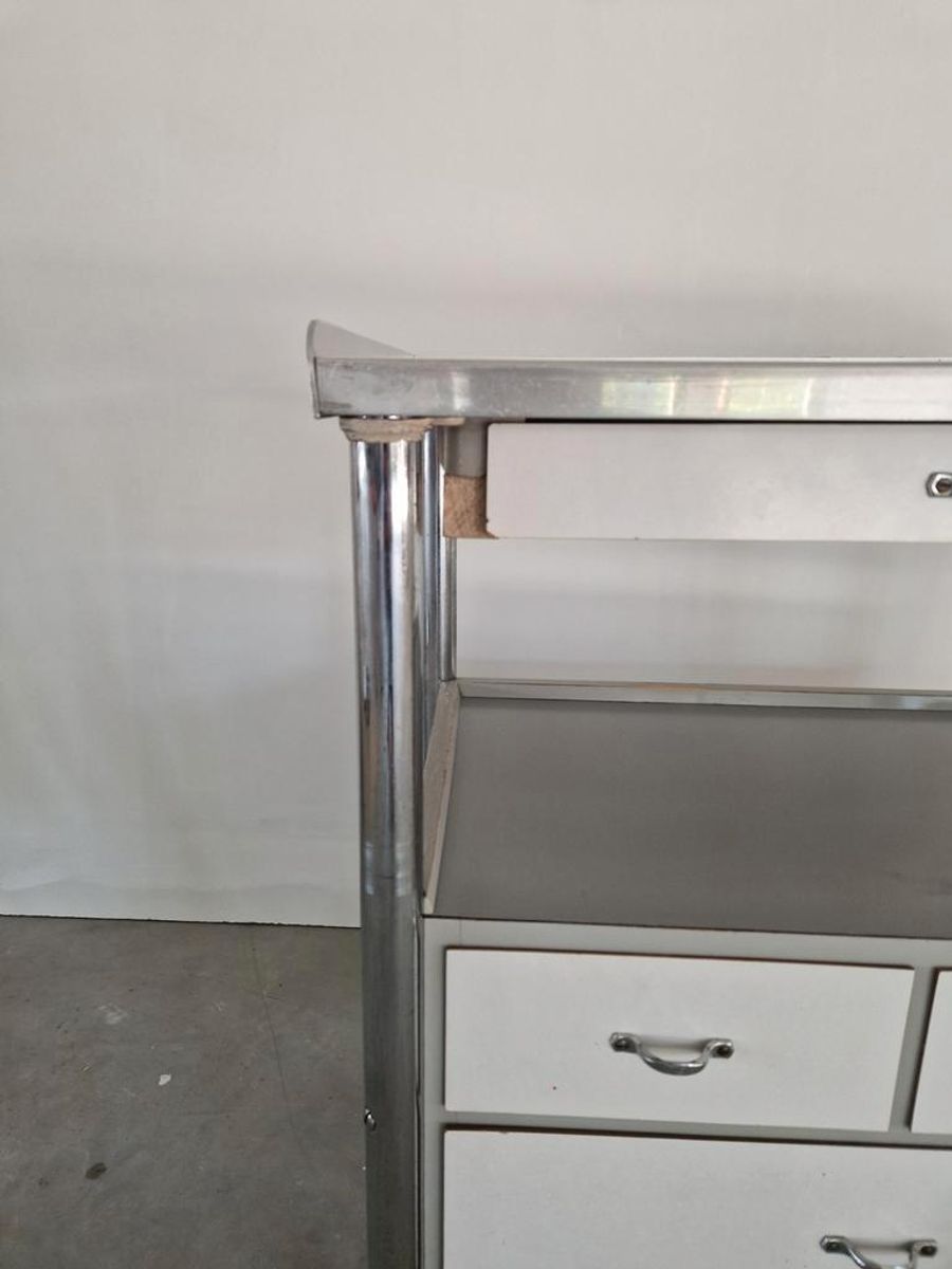 Vintage Bauhaus Stijl Tandarts Trolley image 2