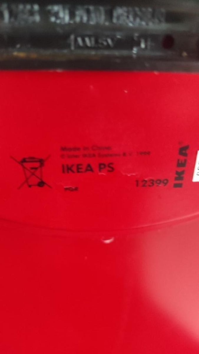 Vintage Klok IKEA Ps Collectie Rood image 6
