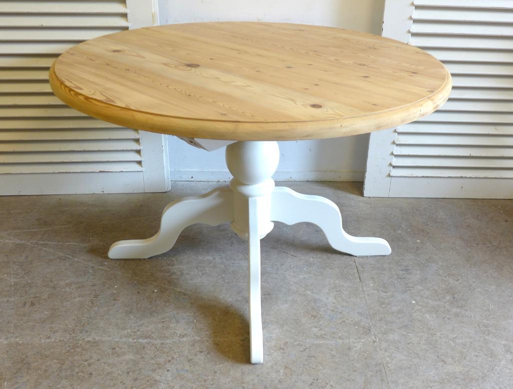 Prachtige Witte Landelijke Uitschuifbare Tafel image 2
