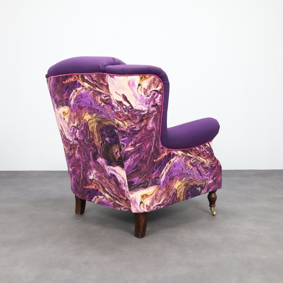 Classic Wing Chair In The Style Of Howard & Sons, 1960s image 4