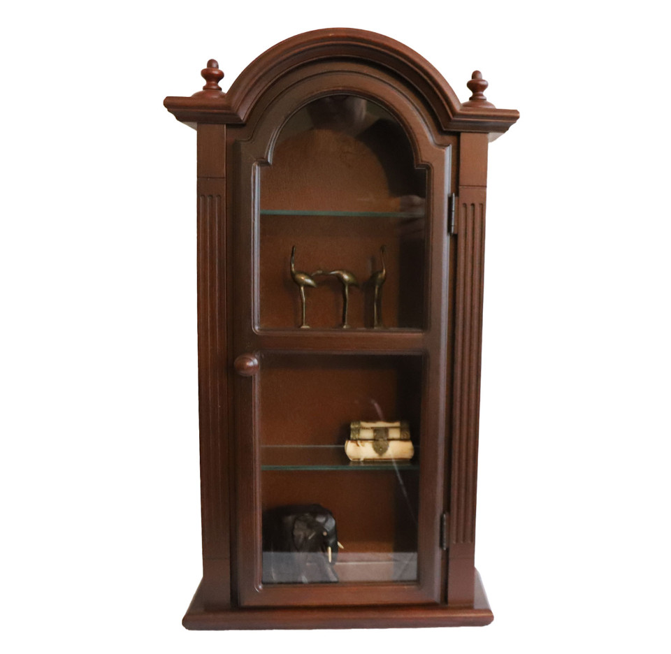 Antiek Wand Vitrine Kastje, Italie image 4