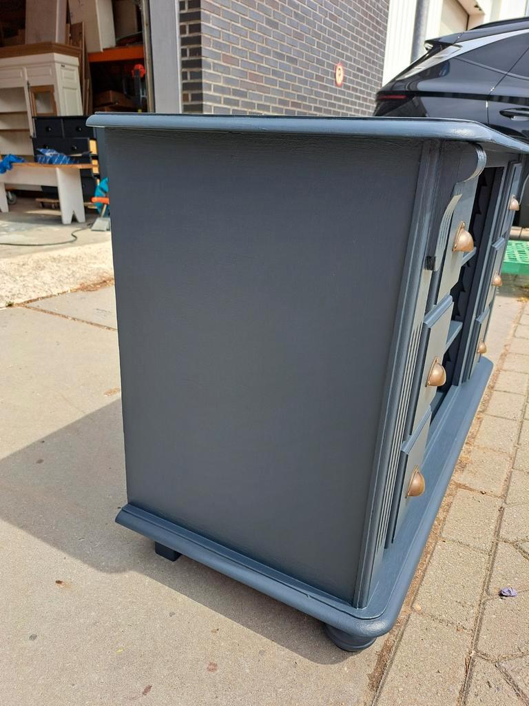 Grijze Grenen Ladekast Refurbished image 6