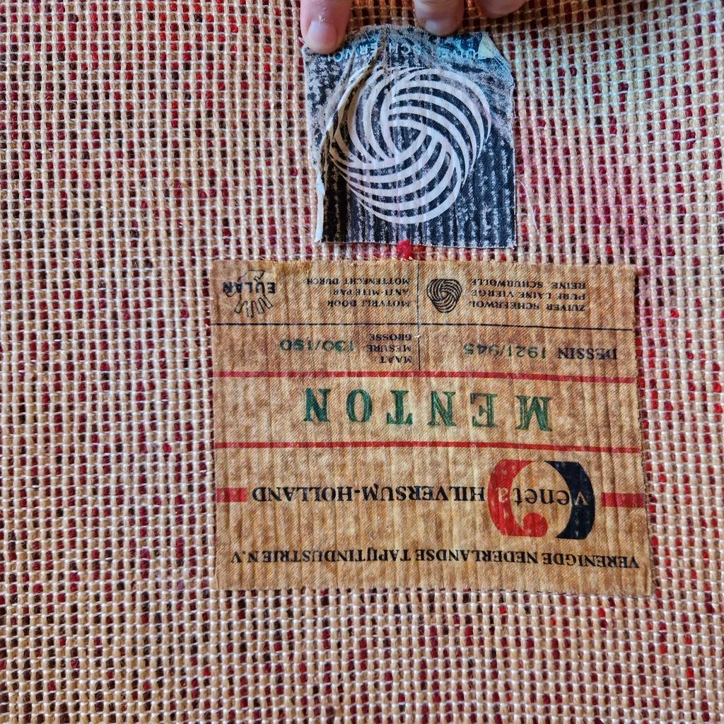 Vintage Vloerkleed Bruin Rood Jaren 70 Kleed image 6
