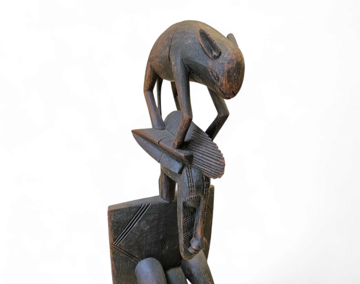 Wooden / Dogon / African Figure Sculpture / 1960s image 8