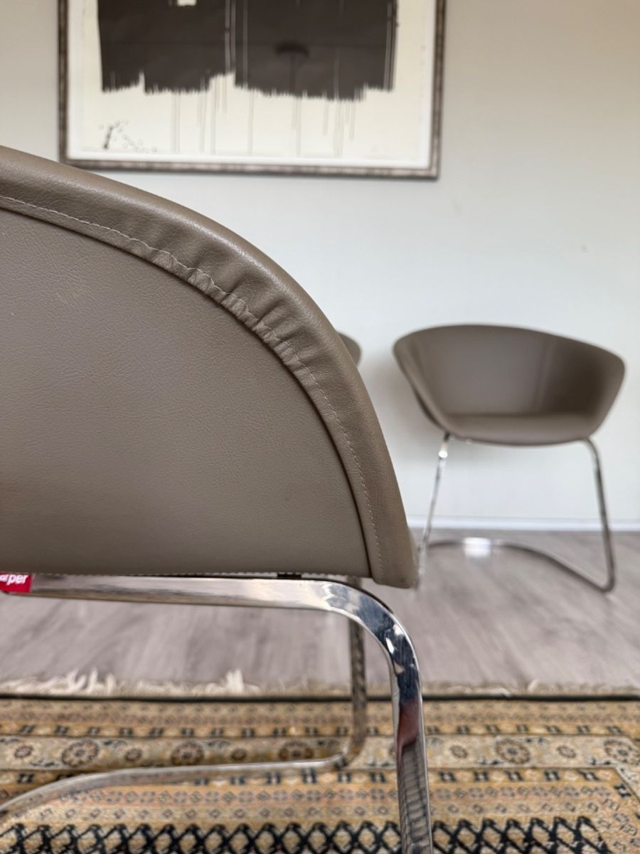 4x Arper Duna Chair Design By Lievore Altherr Molina, Ca2014 image 6