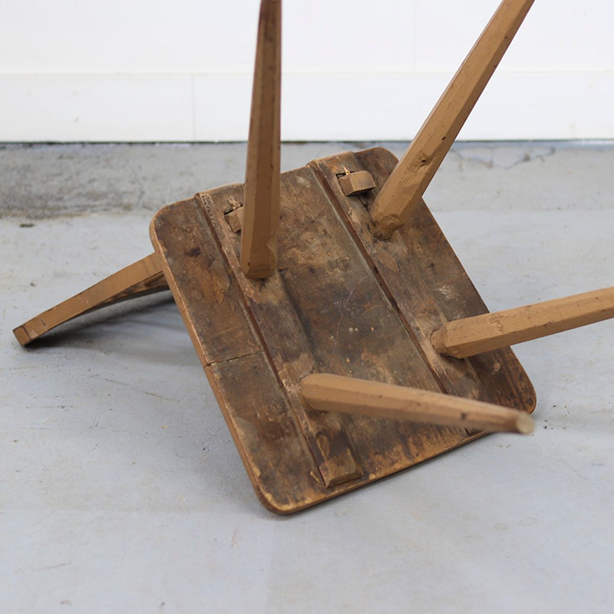 Antieke Wabi Sabi Primitieve Bergstoel image 7