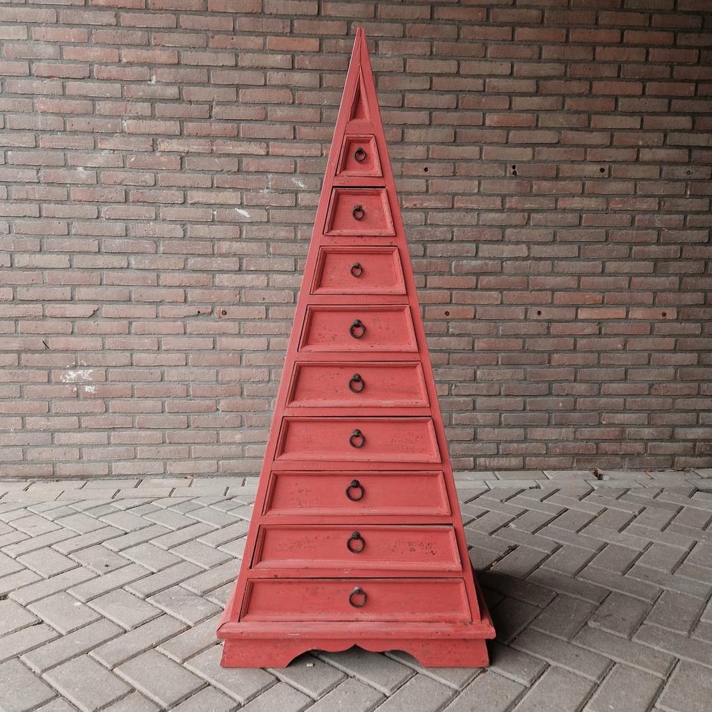 Vintage Ladekast 3 Hoek Kast Boho Kast Jaren 90 image 2