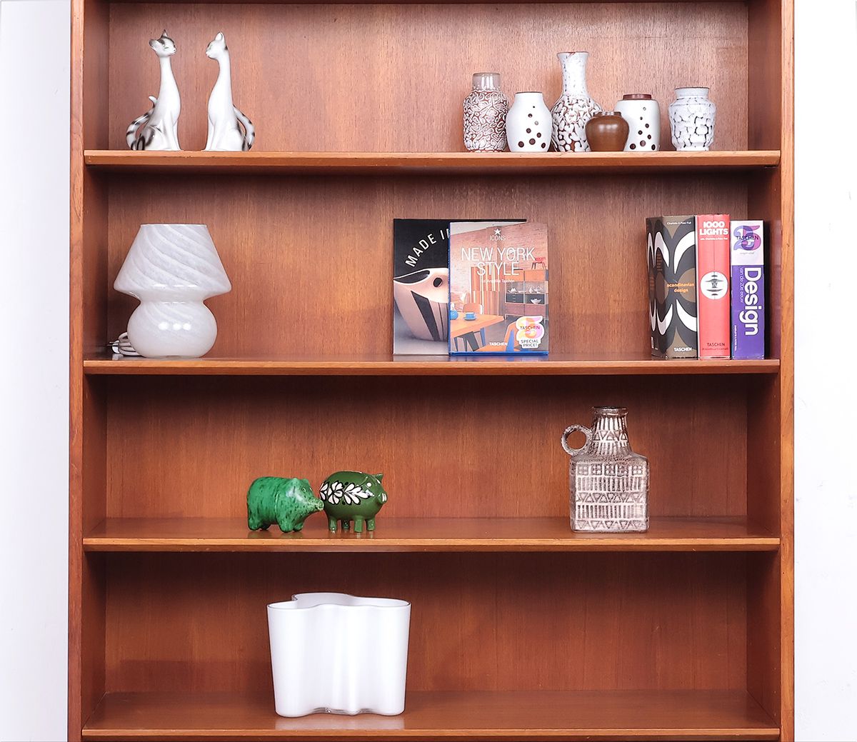 Teak Houten Boekenkast, 1960s image 4