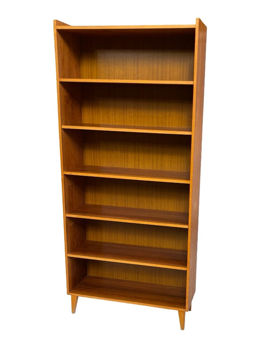 Vintage Teakhouten Boekenkast Deens Design Jaren 60 image 7
