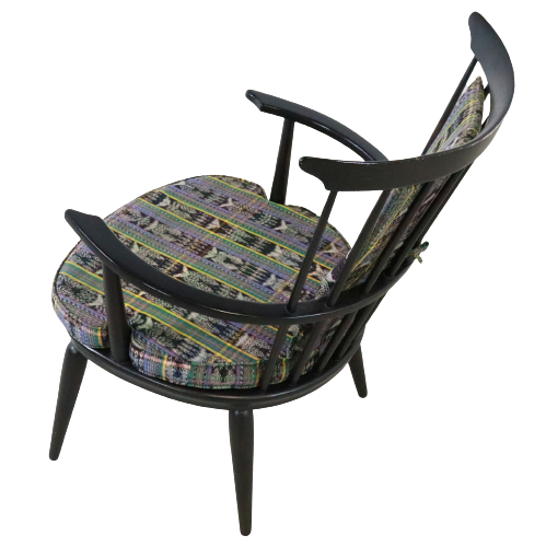 Vintage Stoel Spijlenstoel Fauteuil image 6