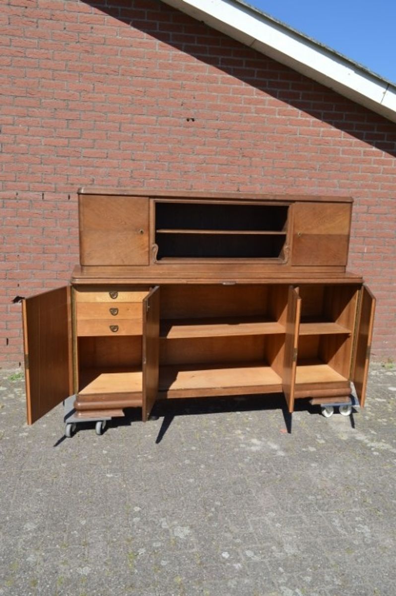 Duitse Biedermeier Buffetkast Of Dressoir image 10