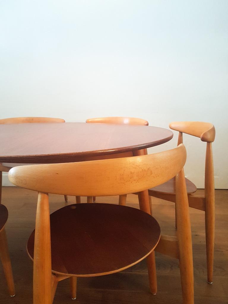 Eetkamer Set Van Hans J. Wegner Voor Fritz Hansen image 5