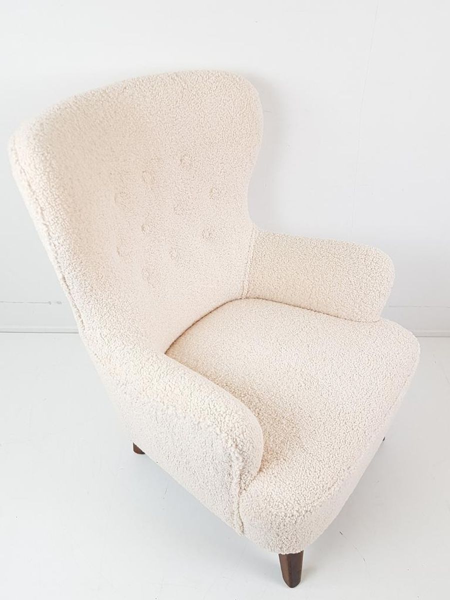 Vintage Artifort Theo Ruth Heren Fauteuil Teddy Nieuwe Stof image 2