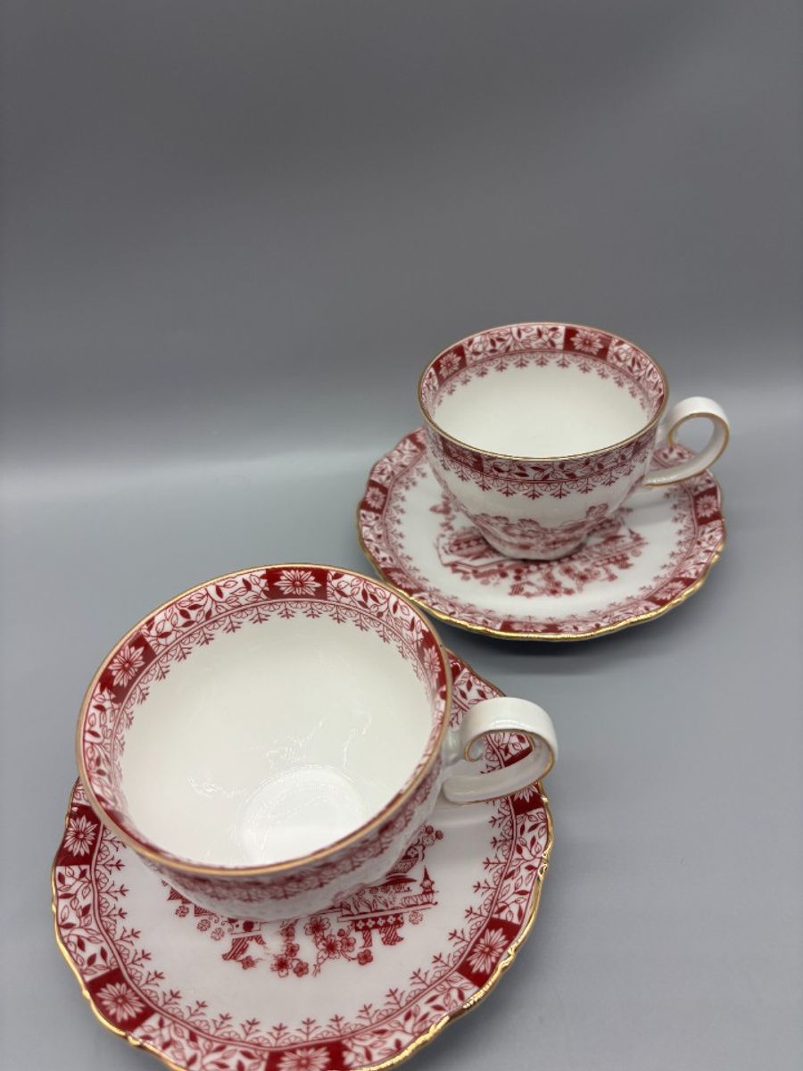 Seltmann Weiden Theresia Rood Kop En Schotels 4 Delige Set image 3