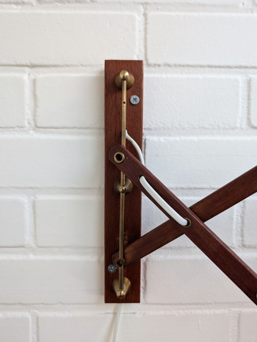 Vintage Schaarlamp, Deens Design, Jaren 60 image 4