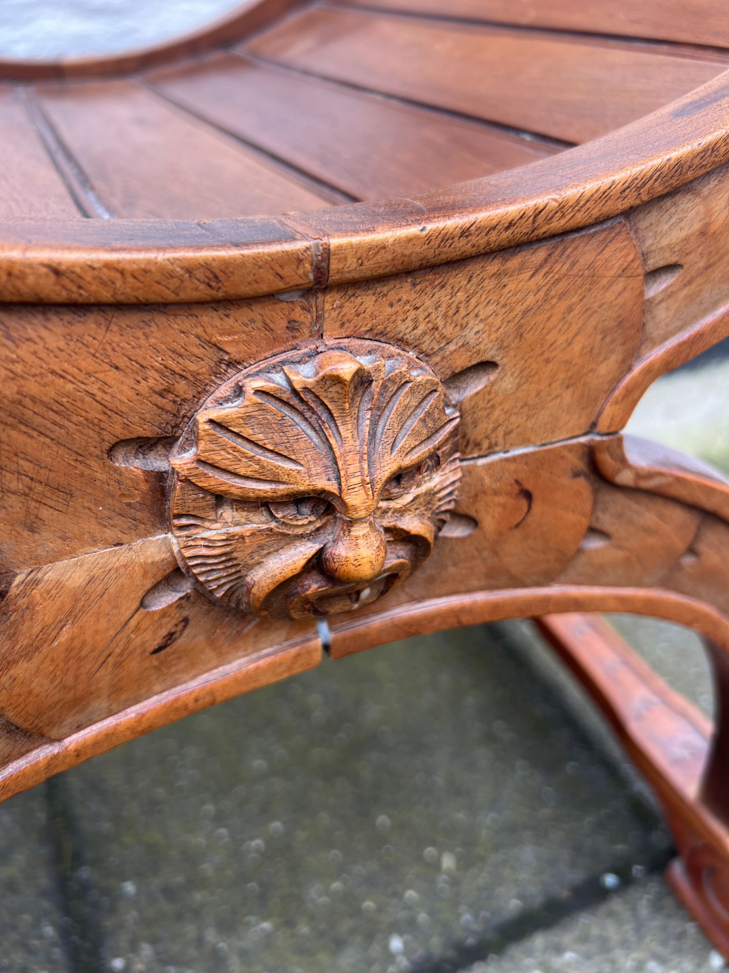 Antieke Stoel - Dagobertstoel Met Mooie Details En Kussentje image 8